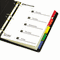 Cardinal 100% Recycled OneStep Index System, Multicolor 5-Tab, 11 x 8-1/2, 1 Set CRD70518