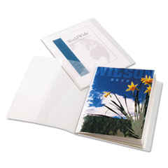 Cardinal ClearThru ShowFile Presentation Book, 12 Letter-Size Sleeves, Clear CRD51532