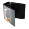 Cardinal ClearVue Premium Slant-D Vinyl Presentation Binder, 5" Capacity, Black CRD10901