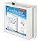 Cardinal EasyOpen FreeStand Binder With Locking Slant-D Rings, 4" Capacity, White CRD43140CB
