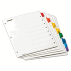 Cardinal OneStep Plus Index System, 8-Tab, Multi-Color CRD61818