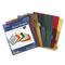 Cardinal Poly Expanding Pocket Index Dividers, 8-Tab, Letter, Assorted, per Pack CRD84013