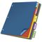 Cardinal Poly Index Dividers, Letter, Assorted, 5-Tabs/Set, 4 Sets/Pack CRD84018