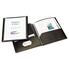 Cardinal ReportPro 10-Pocket Project Organizer, Letter, Black CRD13601