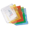 Cardinal Ring Binder Poly Pockets, 8-1/2 x 11, Assorted Colors, 5 Pockets/Pack CRD84007