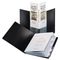 Cardinal SpineVue ShowFile Display Book w/Index, 24 Letter-Size Sleeves, Black CRD51336
