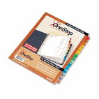 Cardinal Traditional OneStep Index System, 15-Tab, 1-15, Letter, Assorted, 15/Set CRD61518