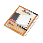 Cardinal Traditional OneStep Index System, 5-Tab, 1-5, Letter, White, 5/Set CRD60513