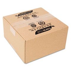 Caremail 100% Recycled Mailing Storage Box, 8 x 8 x 4, Brown, 12/Pack CML1143553
