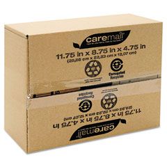 Caremail 100% Recycled Mailing Storage Box, Letter, Brown CML1119267