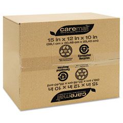Caremail 100% Recycled Mailing Storage Box, Letter/Legal, Brown, 12/Pack CML1119264