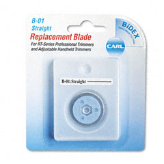 CARL Bidex Straight Blade for Personal/Professional Rotary Trimmers CUI15001