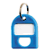 CARL Replacement Key Tags, 3/4 x 1, Plastic, Blue, 8/Pack CUI80068