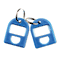 CARL Replacement Key Tags, 3/4 x 1, Plastic, Blue, 8/Pack CUI80068