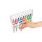 CARL Replacement Key Tags, 3/4 x 1, Plastic, Blue, 8/Pack CUI80068