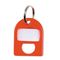 CARL Replacement Key Tags, 3/4 x 1, Plastic, Red, 8/Pack CUI80058