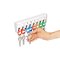 CARL Replacement Key Tags, 3/4 x 1, Plastic, Red, 8/Pack CUI80058