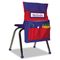 Carson-Dellosa Publishing Chairback Buddy Pocket Chart, 12 x 22 1/2, Blue/Red CDPCD158035