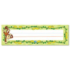 Carson-Dellosa Publishing Desk Nameplates, Monkeys, 9 1/2" x 3", 36/Set CDP122012
