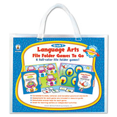 Carson-Dellosa Publishing File Folder Games-To-Go, Language Arts, First Grade CDP140021