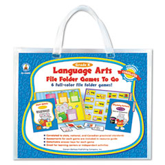 Carson-Dellosa Publishing File Folder Games-To-Go, Language Arts, Kindergarten CDP140020