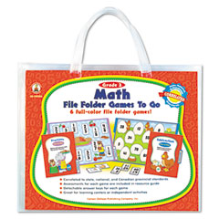 Carson-Dellosa Publishing File Folder Games-To-Go, Mat, Second Grade CDP140026
