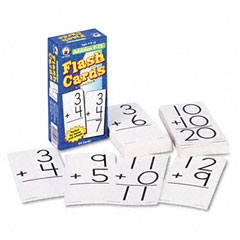 Carson-Dellosa Publishing Flash Cards, Addition Facts 0-12, 3w x 6h, 94/Pack CDPCD3928