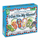 Carson-Dellosa Publishing I Can Tie My Shoes! Lacing Cards, Ages 4 and Up CDP846000