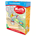 Carson-Dellosa Publishing Math Learning Games, Four Game Boards, 2-4 Players, Grade 1 CDP140051