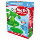 Carson-Dellosa Publishing Math Learning Games, Four Game Boards, 2-4 Players, Grade K CDP140050