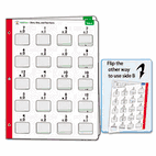 Carson-Dellosa Publishing Math Windows, Addition, Five Write-On/Wipe-Away Cards CDP140068