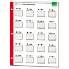 Carson-Dellosa Publishing Math Windows, Division, Five Write-On/Wipe-Away Cards CDP140071
