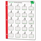 Carson-Dellosa Publishing Math Windows, SUbtraction, Five Write-On/Wipe-Away Cards CDP140069