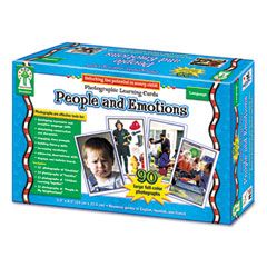 Carson-Dellosa Publishing Photographic Learning Cards Boxed Set, People and Emotions, Grades K-12 CDPD44044