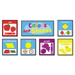 Carson-Dellosa Publishing Quick Stick Bulletin Board Set, Colors and Shapes CDP119017