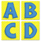 Carson-Dellosa Publishing Quick Stick Letters Set, 45 Pieces, Blue CDP119011