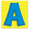 Carson-Dellosa Publishing Quick Stick Letters Set, 45 Pieces, Blue CDP119011