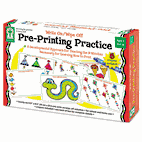 Carson-Dellosa Publishing Write-On/Wipe-Off Pre-Printing Practice Activity Set, Ages 4 and Up CDP846034