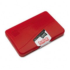 Carter's Micropore Stamp Pad, 4 1/4 x 2 3/4, Red AVE21271
