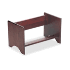 Carver Binder Rack, Wood, 17 1/4 x 10 x 10, Mahogany Finish CVR09753