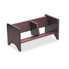 Carver Book Rack, Wood, 17 x 8 x 8, Mahogany Finish CVR09793