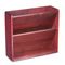 Carver Hardwood Double Wall File, Letter, Two Pocket, Mahogany CVR09623
