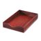 Carver Hardwood Legal Stackable Desk Tray, Mahogany CVR07223