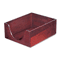Carver Hardwood Letter Stackable Desk Tray, Mahogany CVR08213