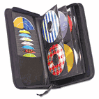 Case Logic CD/DVD Wallet, Holds 72 Disks, Black CLGCDW64