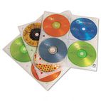 Case Logic Two-Sided CD Storage Sleeves for Ring Binder, 25/Pack CLGCDP200