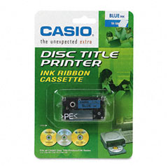 Casio TR18BU Thermal Ink Ribbon Cartridge, Blue CSOTR18BU