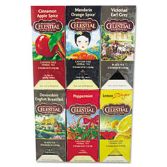 Celestial Seasonings Tea, Six Assorted Flavors, 25/Flavor, 150/Carton CST49683