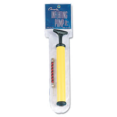 Champion Sports Hand Pump, 12", Plastic, Yellow/Black CSIIP12