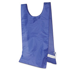 Champion Sports Heavyweight Pinnies, Nylon, One Size, Blue, 1 Dozen CSINP1BL